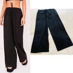 W118 By Walter Baker Black Wide Leg Pants L‎